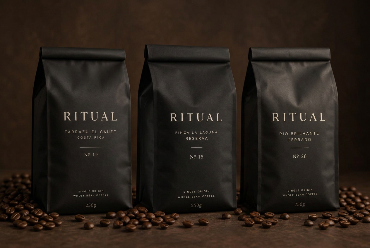 The Discovery Set: three individually labelled 250g pouches