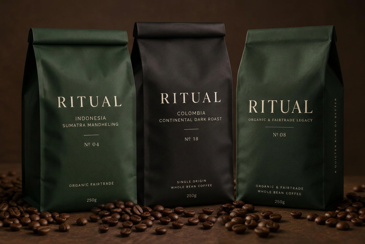 The Intense Set: three individually labelled 250g pouches