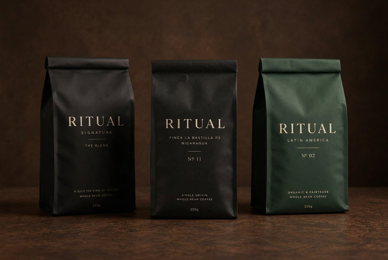 The Signature Set: three individually labelled 250g pouches